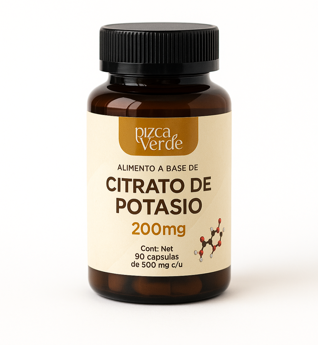 Citrato de Potasio 200 mg – 90 Cápsulas | El Show de la Salud
