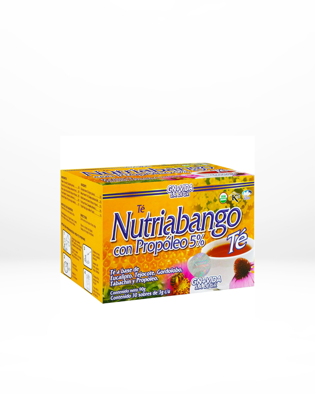 Té Nutriabango con Propóleos 5% – GN+Vida | 30 Sobres