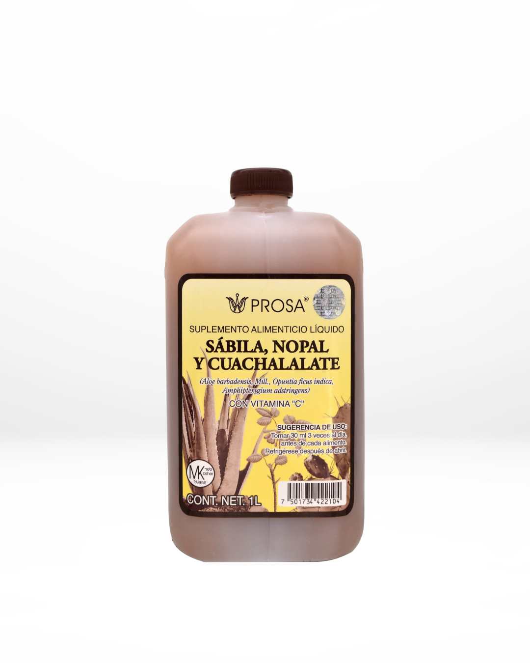 Bebida de Sábila, Nopal y Cuachalalate – 1L