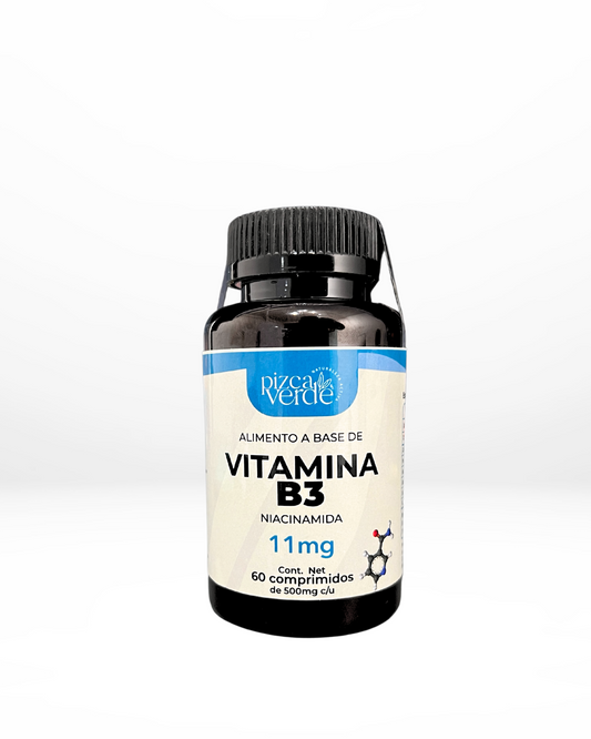 Vitamina B3 (Niacinamida) – 60 Comprimidos de 500 mg c/u