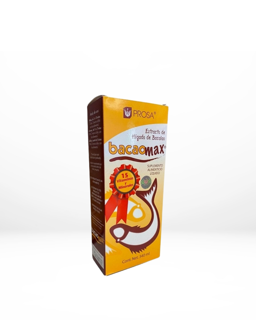 Extracto de Hígado de Bacalao Bacaomax – PROSA (340 ml)