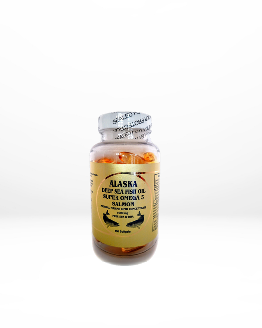 Deep Sea Fish Oil Super Omega 3 Salmón – Alaska (100 Soft Gels)