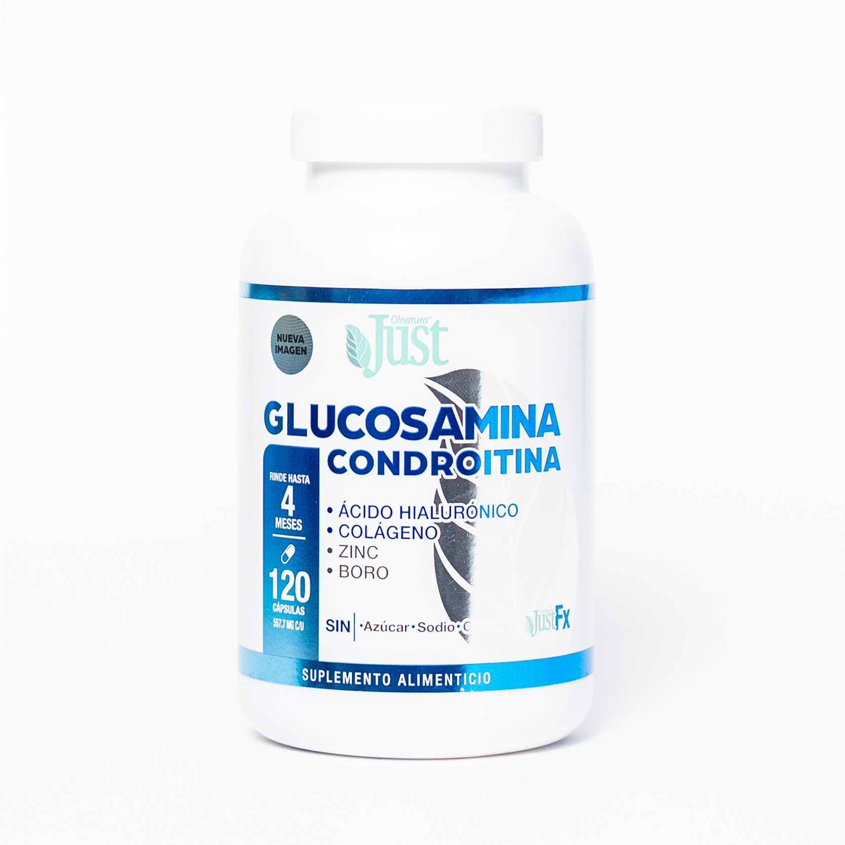 Suplemento Olnatura Just JustFx Glucosamina Condroitina con ácido